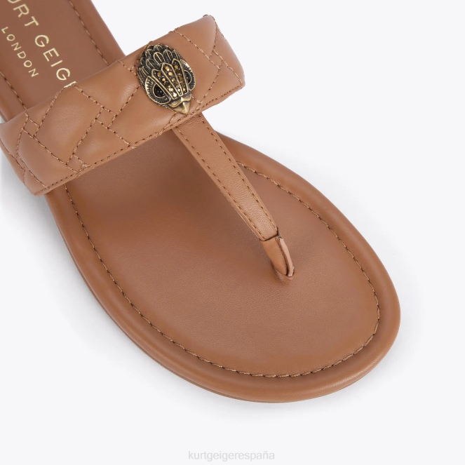 Kurt Geiger mujer sandalias london kensington con barra en T 2LPR452 | calzados camello